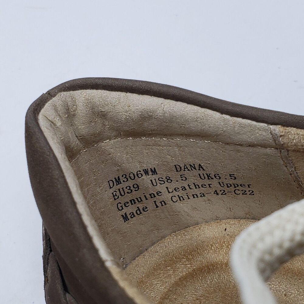 Aetrex Dana Brown Leather Lace Up Comfort Support Sneakers Womens 8.5 - Picture 7 of 11